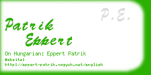 patrik eppert business card
